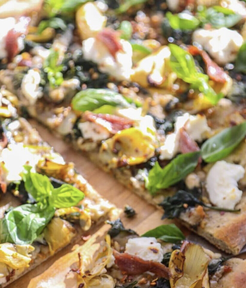 veggie pizza recipes | meal plan | dinner party appetizers